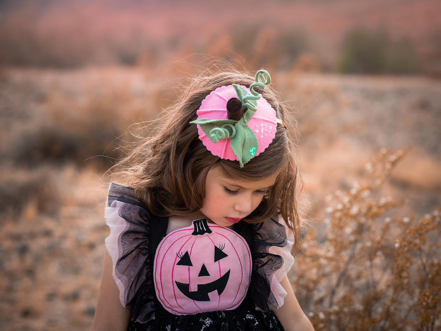 Little Miss Pumpkin Topper