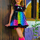 Rainbow Nostalgia Batt-y Fascinator