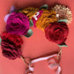 Mis Raíces  Frida Kahlo Rose Inspired Crown