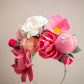 Pink Floral Fascinator