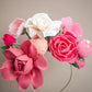 Pink Floral Fascinator