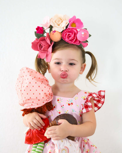 Macaroons  Floral Fascinator
