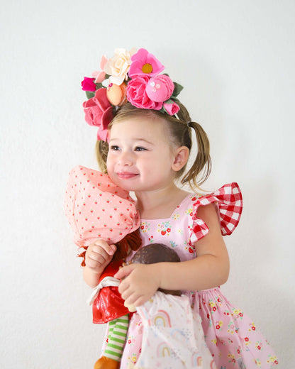 Macaroons  Floral Fascinator