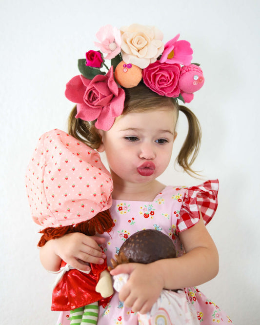 Macaroons  Floral Fascinator