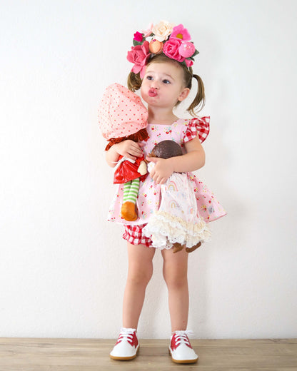 Macaroons  Floral Fascinator