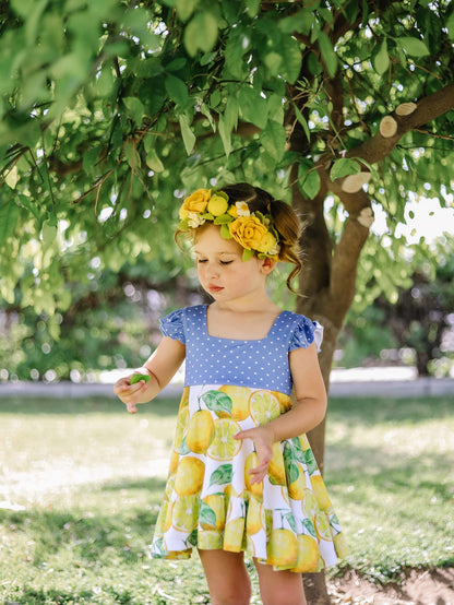Lemon Delights Floral Halo