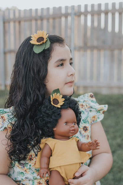 Doll And Me Sunflower Set[Doll/Kid not included]