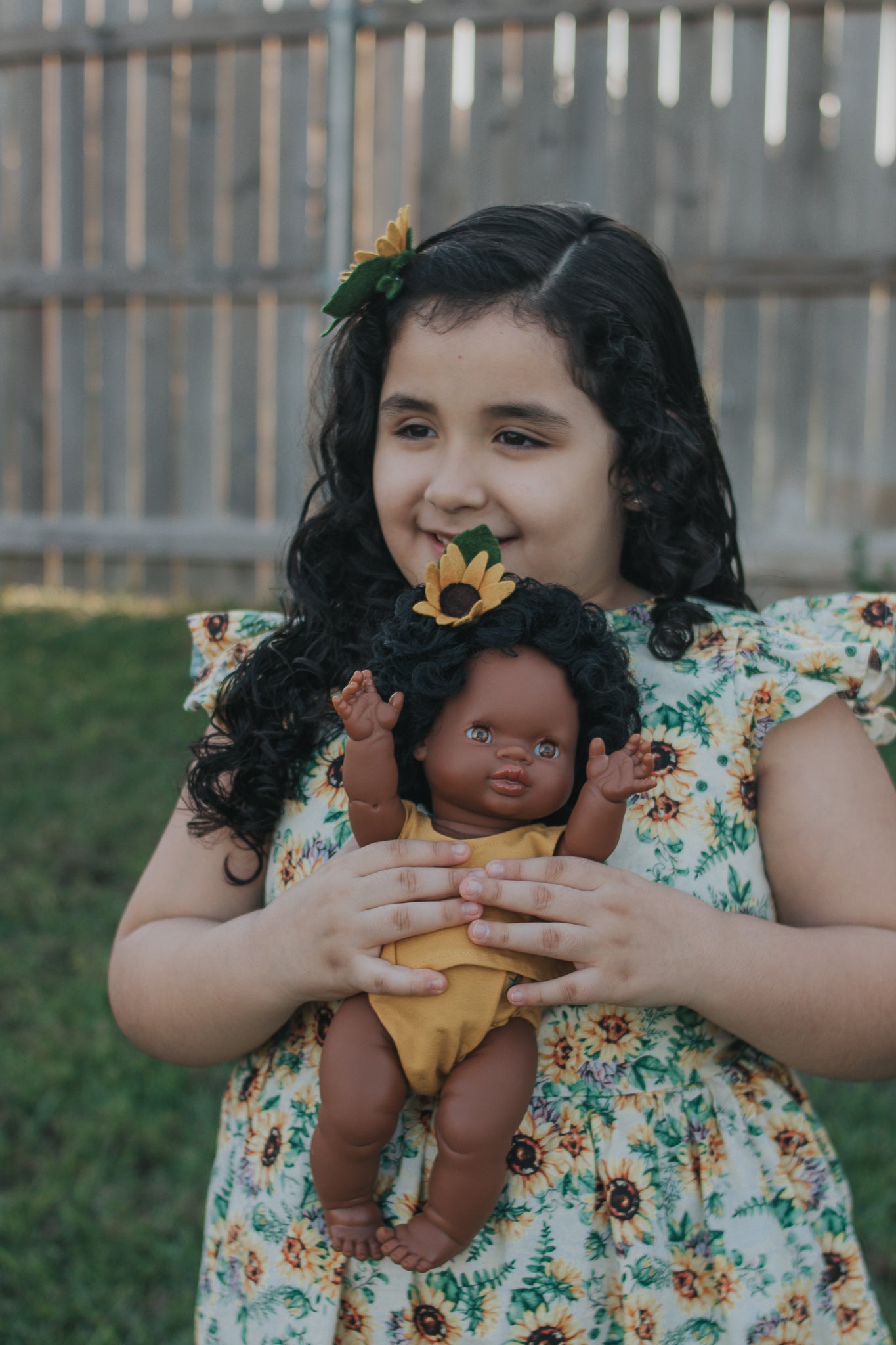 Doll And Me Sunflower Set[Doll/Kid not included]