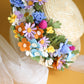 Floral Vintage Boater Straw Hat