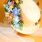 Floral Vintage Boater Straw Hat