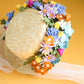 Floral Vintage Boater Straw Hat