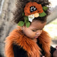 Fall-ing In Love  Collection /Anemones Single Crown/Felt Flower/feltcrowns/birthday/headbands/boho crowns/fall/ floral crowns/felt