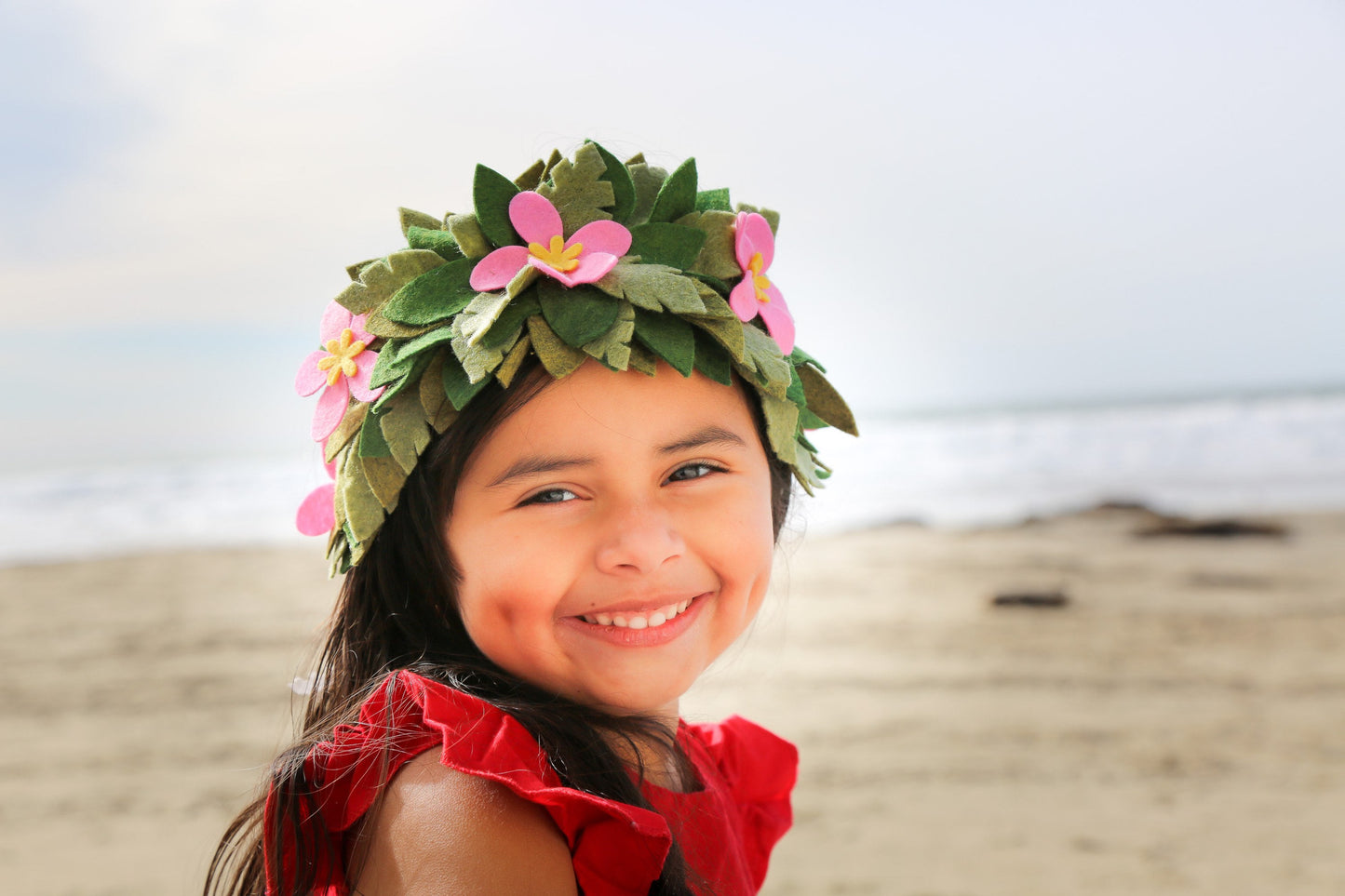 Moana crown inspired|moana|birthday|magical|island|tropical|felt|birthdayparty|felt Crown|felt flower