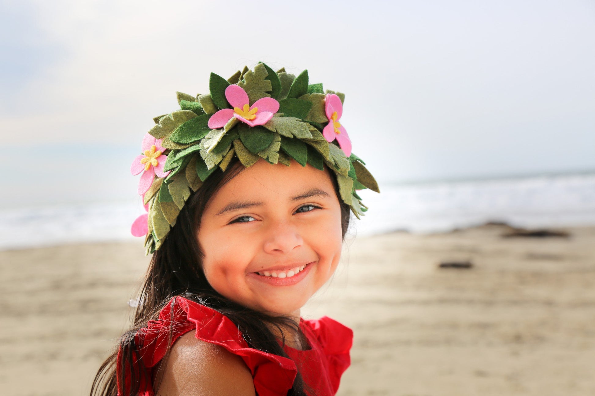 Moana crown inspired|moana|birthday|magical|island|tropical|felt|birthdayparty|felt Crown|felt flower