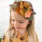 Slring crown  /felt/felt flower/ feltheadband/feltflower/feltaccesories/Fall/photoProps/newborn/kids/hair