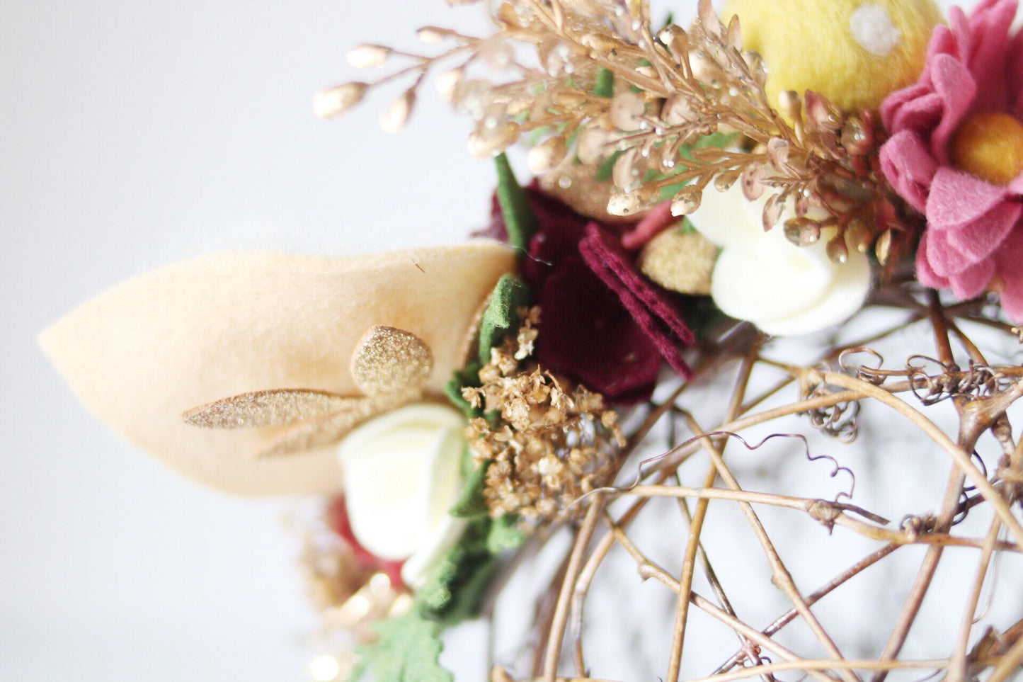 Fairy Garden collection/felt/fairy/magical/flowers/decor/cosplay/felt flowers/felt crowns