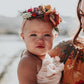 Slring crown  /felt/felt flower/ feltheadband/feltflower/feltaccesories/Fall/photoProps/newborn/kids/hair