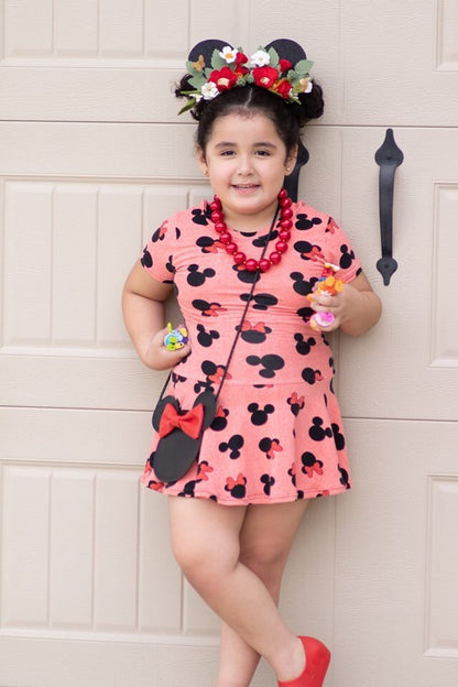 Inspired Mouse Ears Clips/fantasy/feltflowers/mouseears/birthday party/playroom/cosplay/costume/earcrowns