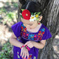 Maria Bonita inspired Crown//Felt// Feltheadband//feltcrown//flowercrown//whimsical//Mexicanparty//Flowers//Mexican//Fiestaparty//texmex