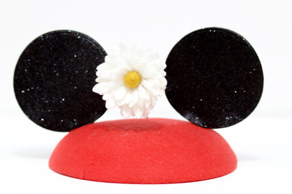 Vintage Mouse Ears Party Hat|fascinator|artdecohats|tea party hats|pillboxhats|feltflowers|felthats