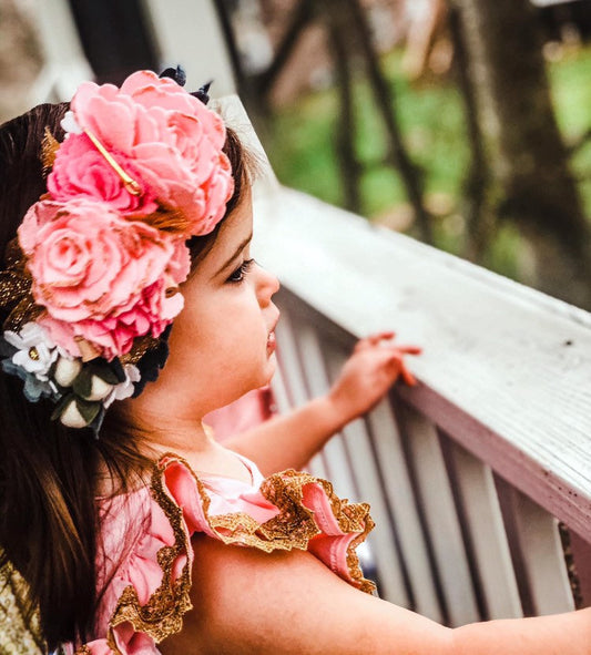 Princess Crown/Sleeping Beauty Inspired Side Crown