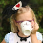 Tea Cup Bow |Alice in Wonderland| Felt Bow| FeltFlowers |