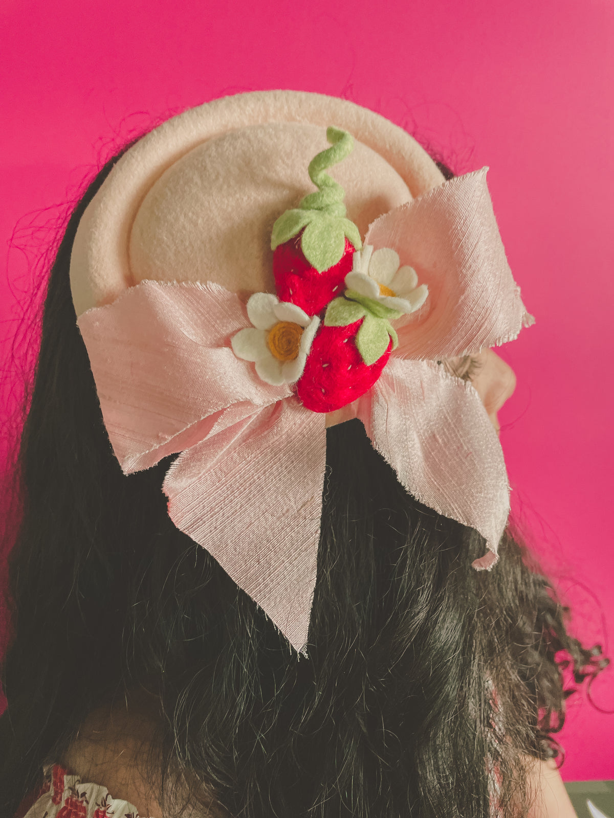 Strawberry Shortcake Inspired Hat