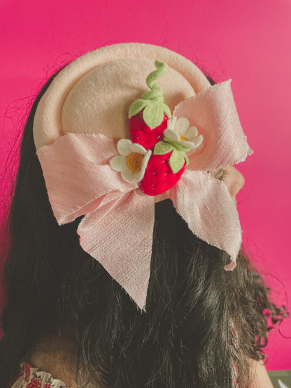 Strawberry Shortcake Inspired Hat