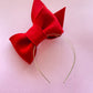 Red Oversize Designer Felt Bow