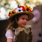 Chrisanna Sunflower & Butterflies  Boater Hat