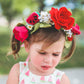 Watermelon Slice Floral Halo