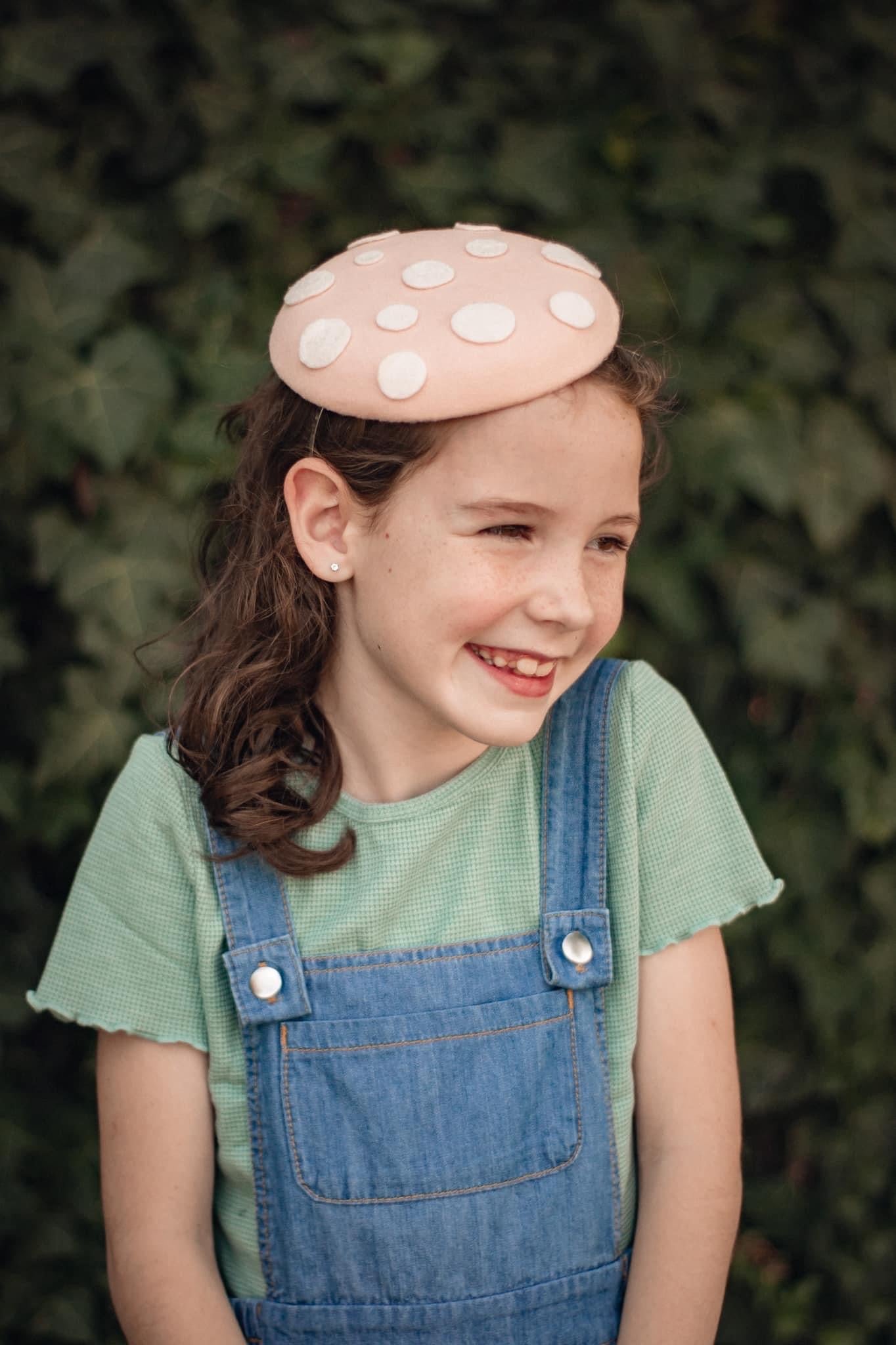 Blush Mushroom Round Topper