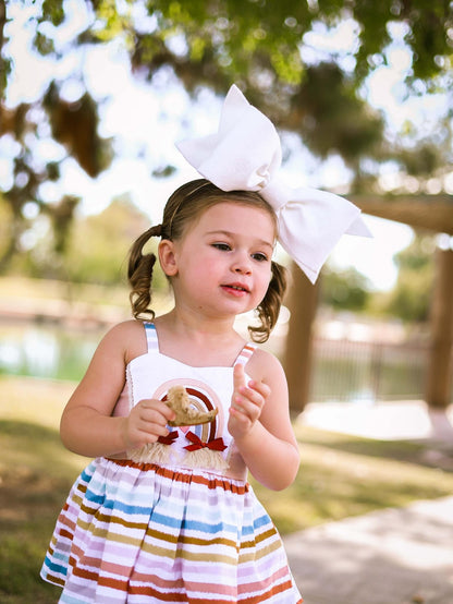 White Oversize Statement Bow