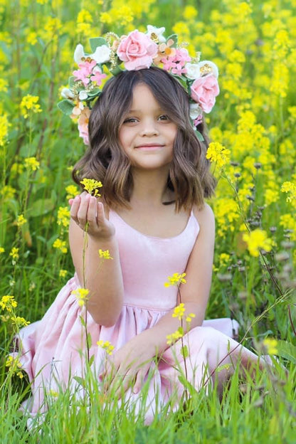 Crown style Floral Headpiece