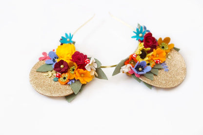 Fall Mouse Ears Inspired Headband