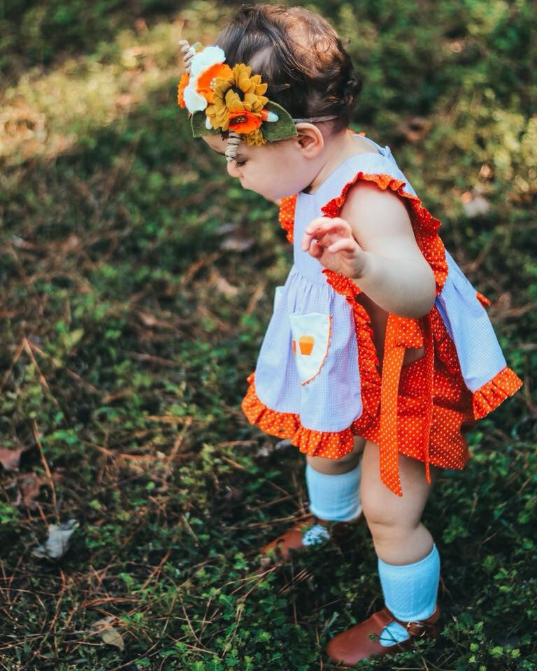 Candy Corn  Cluster Crown