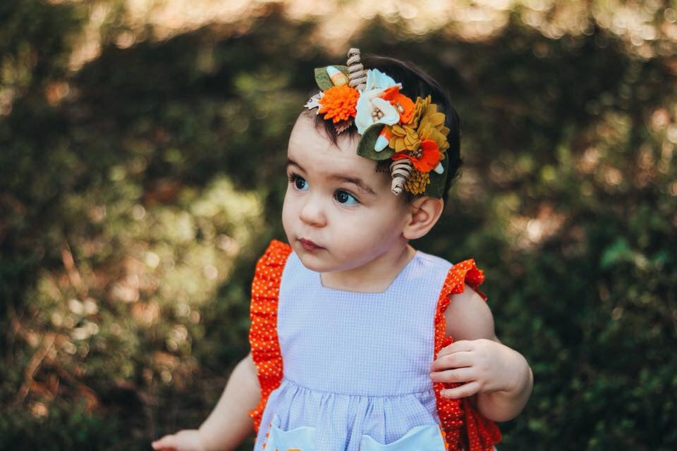 Candy Corn  Cluster Crown