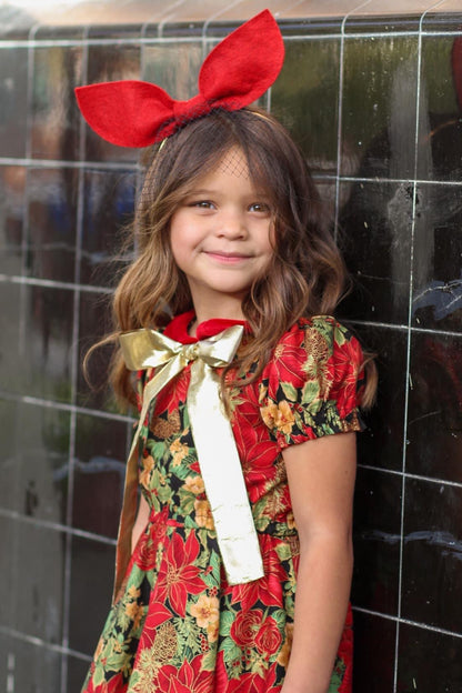 Red Side Bow Holiday Edition