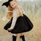 Big Bow Fascinator  Black.
