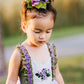 Violets Floral Headpiece