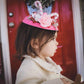 Candy Cane Pillbox Hat