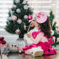 Candy Cane Pillbox Hat