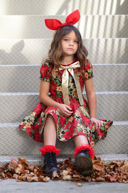 Red Side Bow Holiday Edition