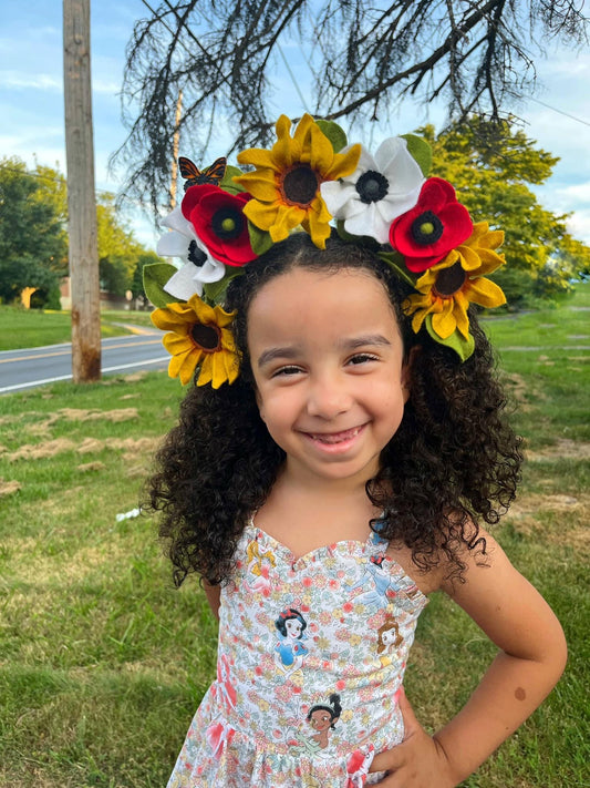 Classic Sunflower Floating Halo