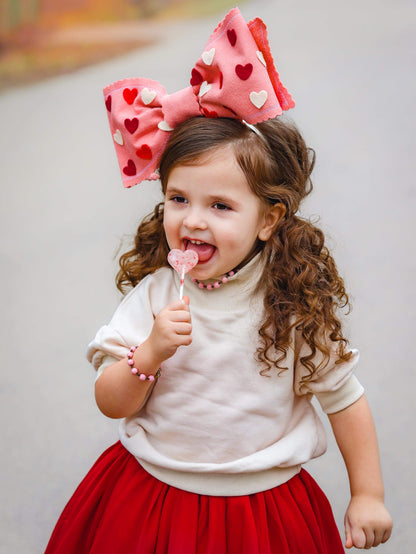 Be Mine Oversize Bow Band