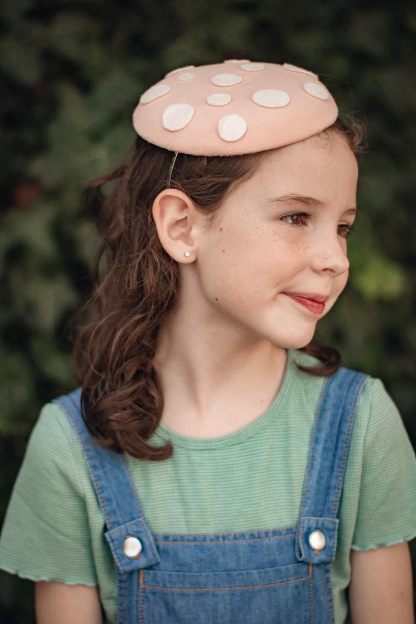 Blush Mushroom Round Topper