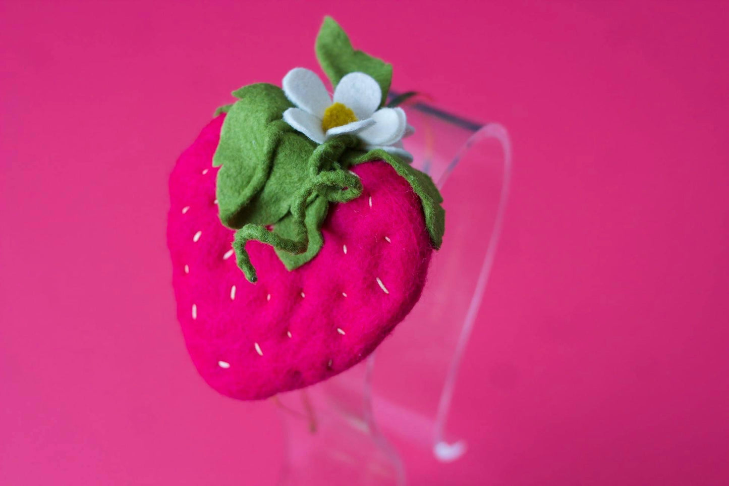 Whole Strawberry Fascinator