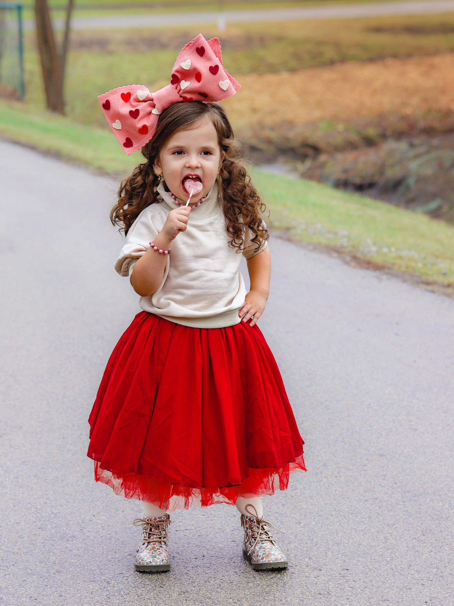 Be Mine Oversize Bow Band