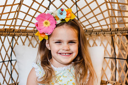 Esme’s  Floral Party Side Crown