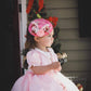 Candy Cane Pillbox Hat
